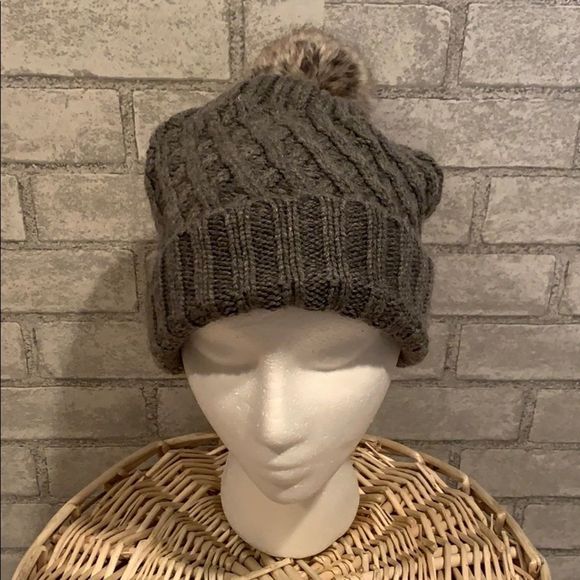 Love & Lore Gray Knit Hat - Picture 1 of 5